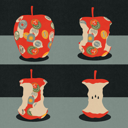 "An Apple Study #1" Poster