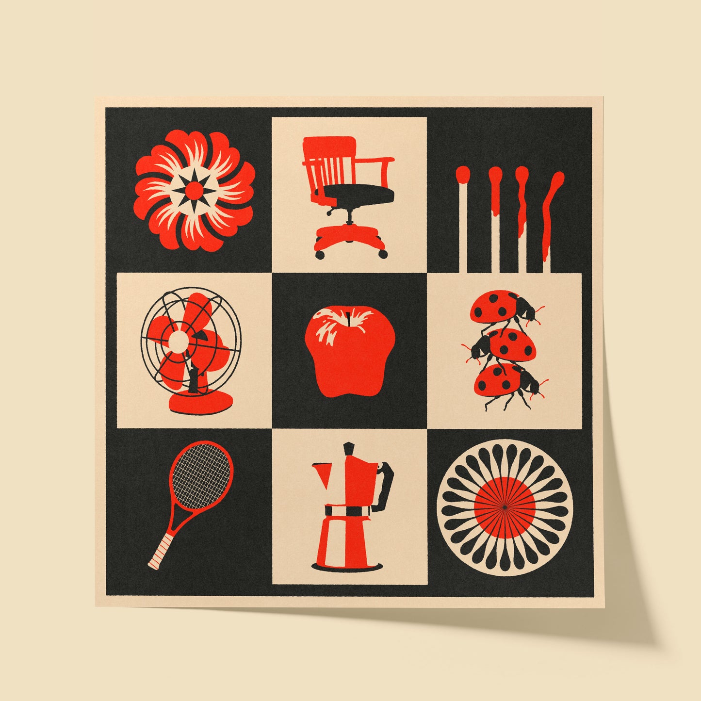 "Assemblage II" Poster