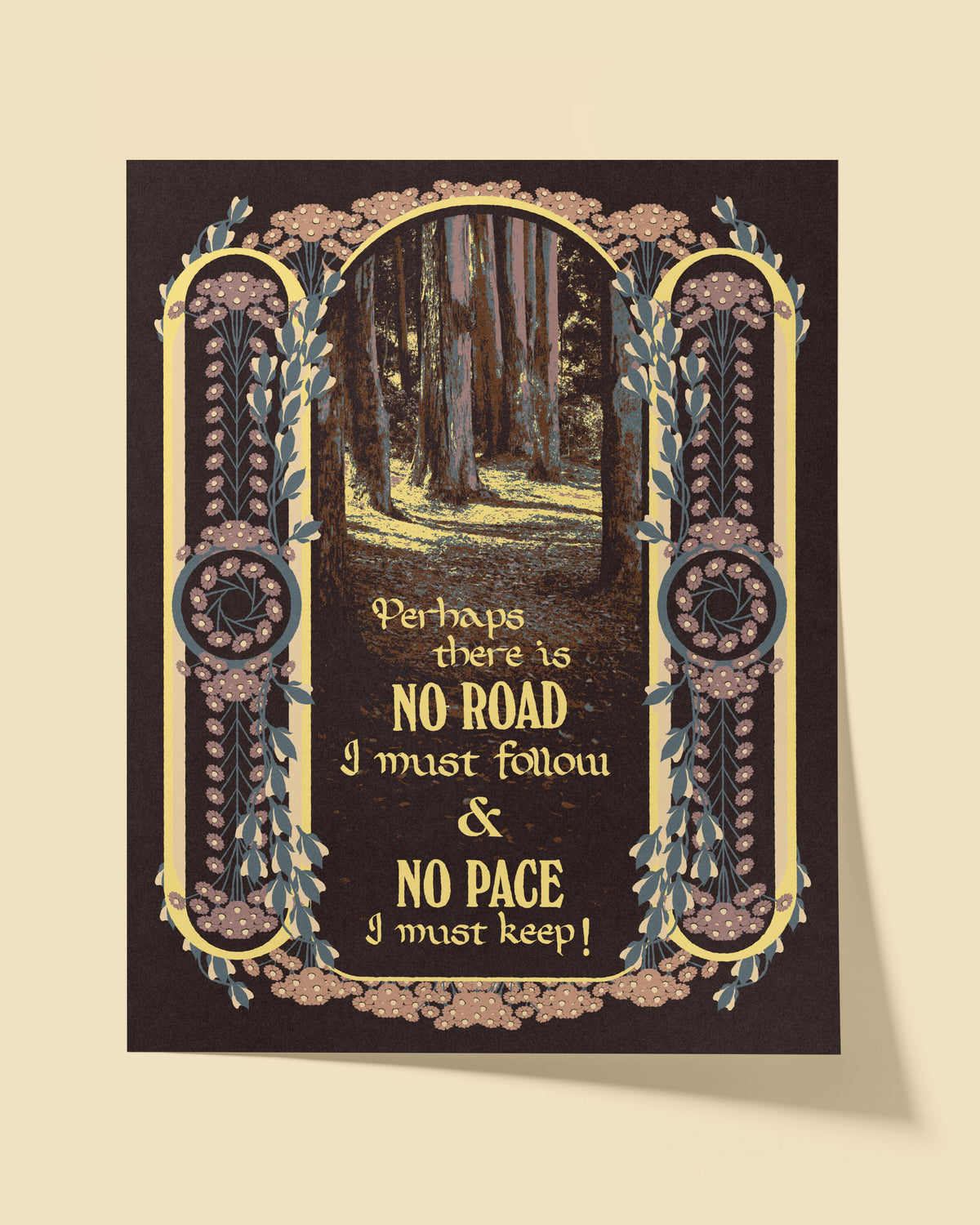 "No Road To Follow" Poster