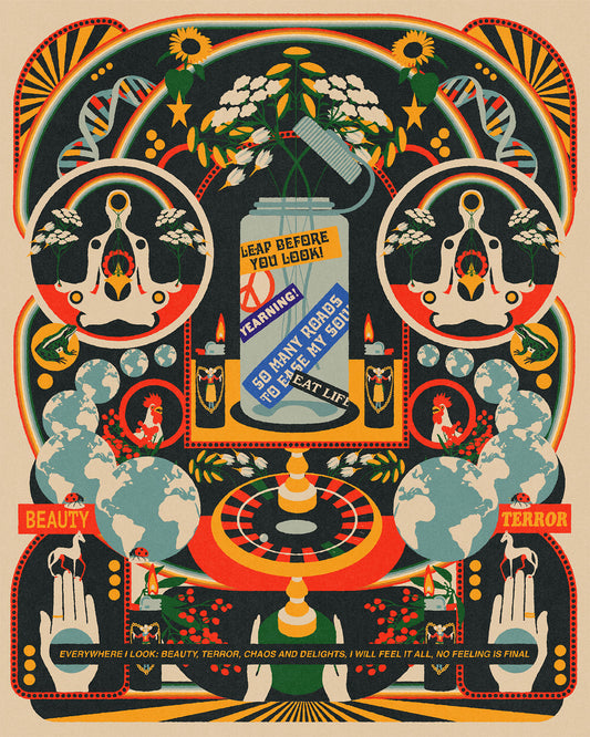 "Beauty and Terror" Poster