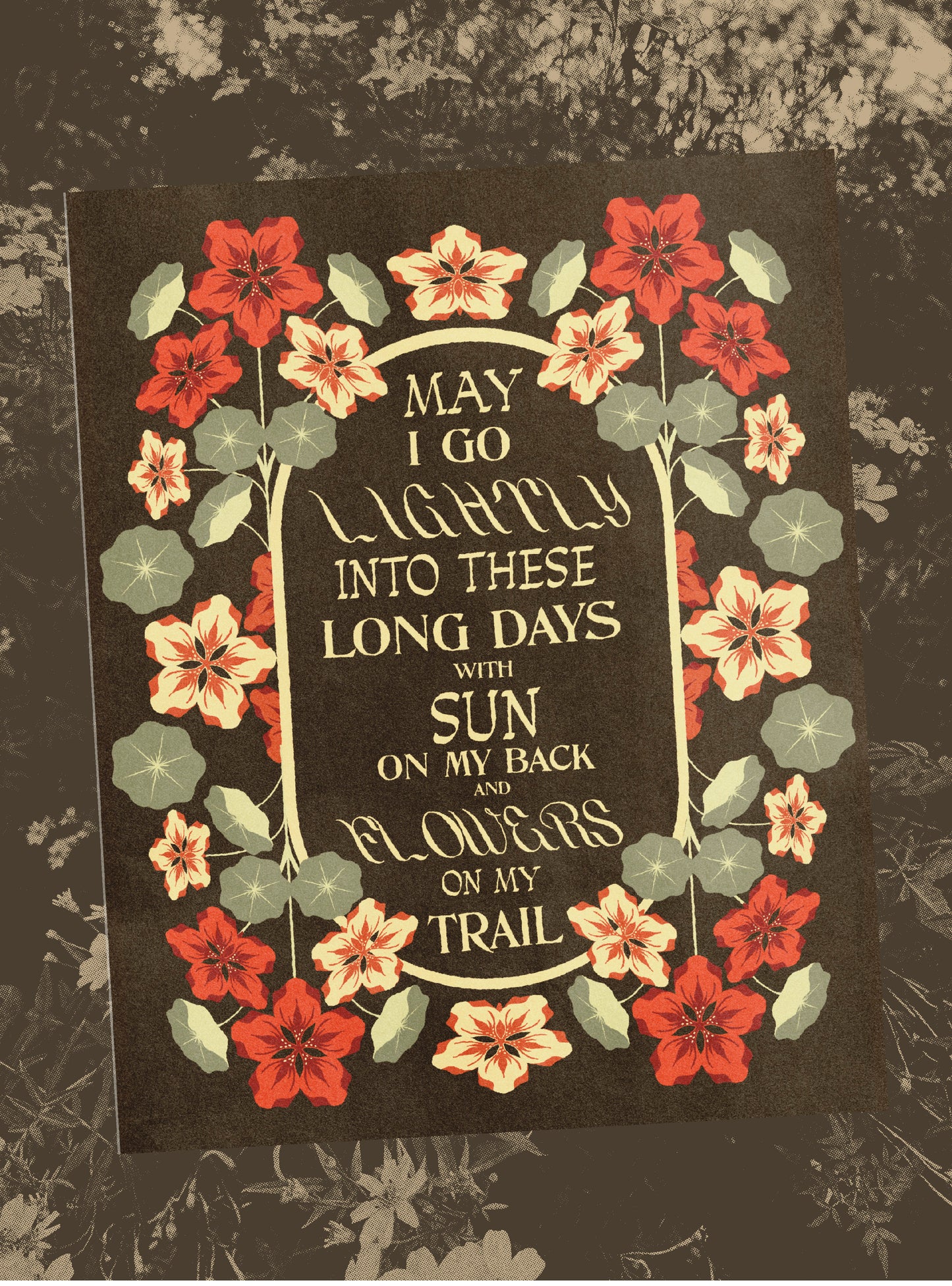 "May I Go Lightly" Poster