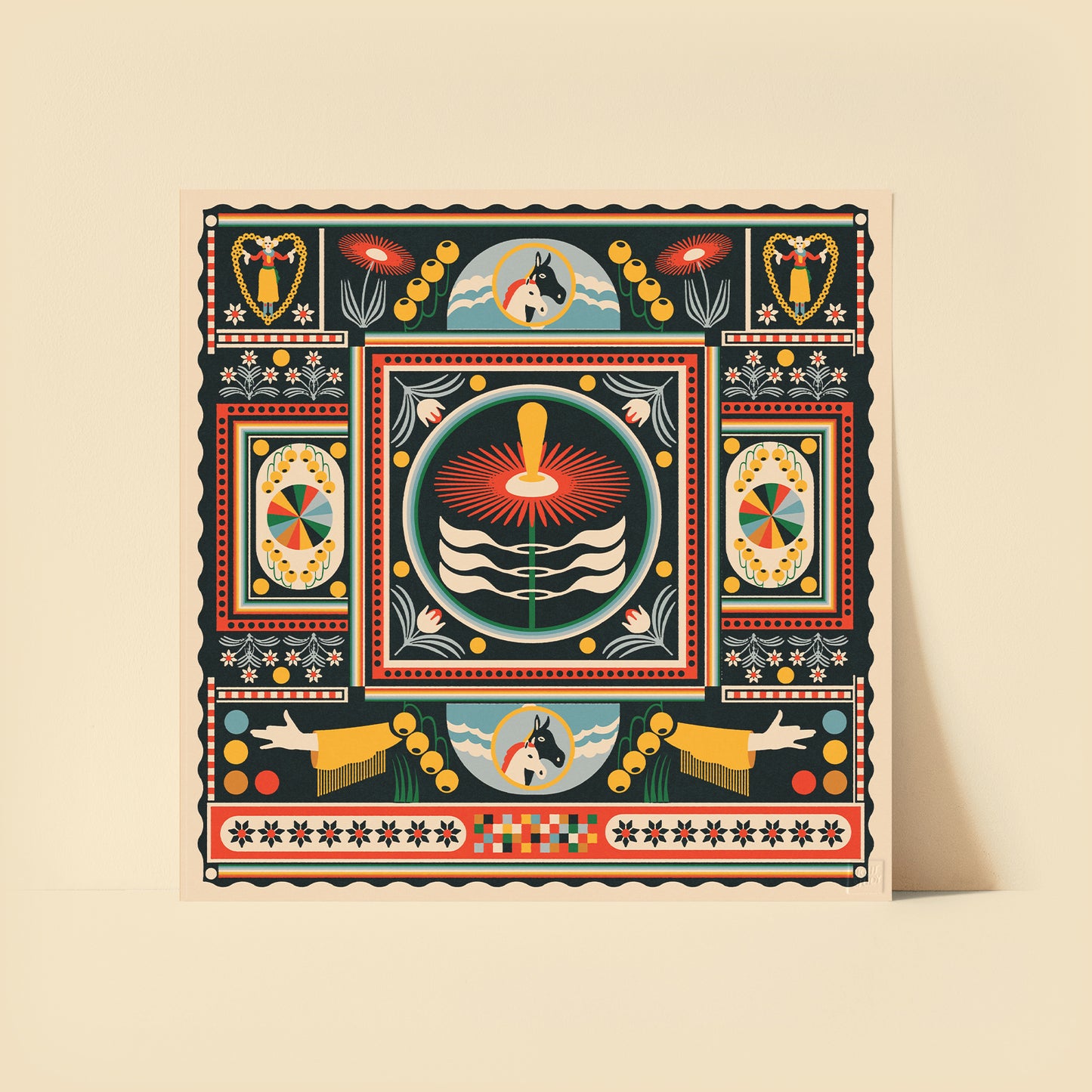 "Sweetheart" - Edition of 30 Giclee Print 20 x 20