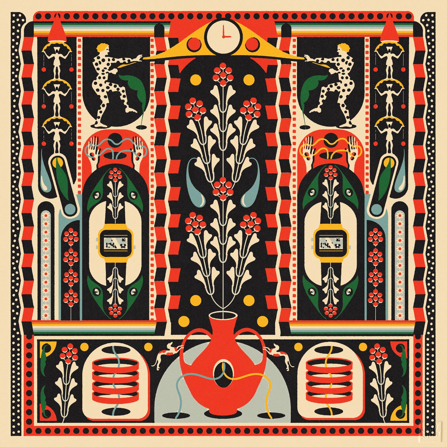 "Tapestry For My Waterproof Watch" - Edition of 30 Giclée Print