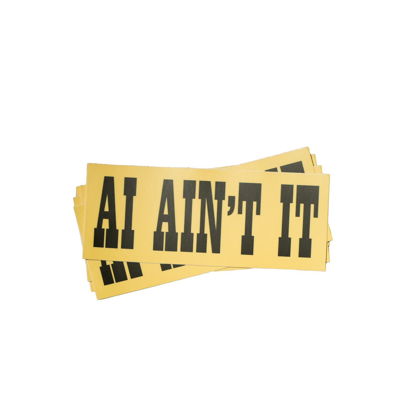"AI Ain't It" Sticker