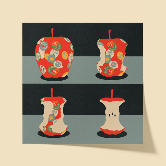 "An Apple Study #1" Print
