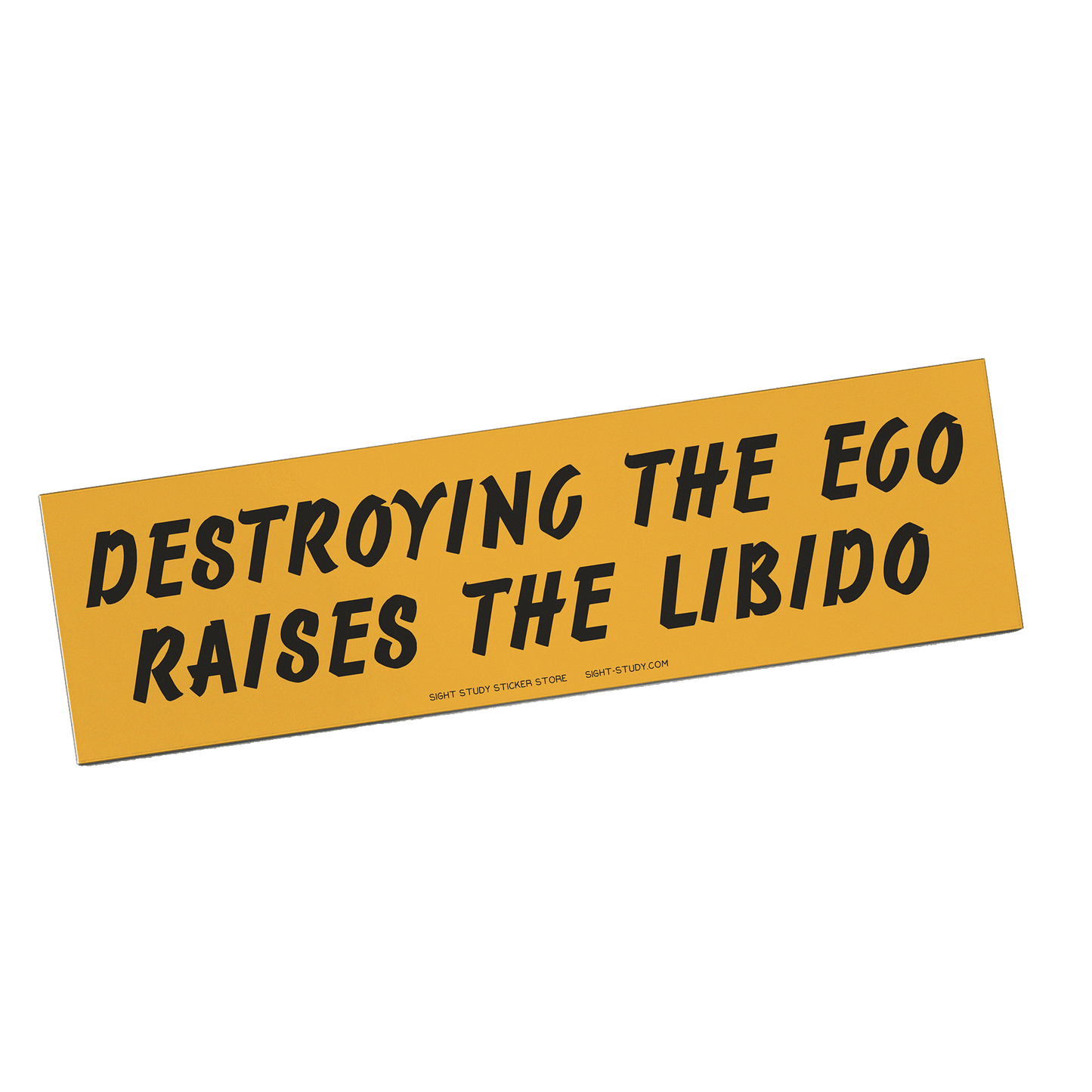 "Destroying The Ego Raises The Libido" Sticker