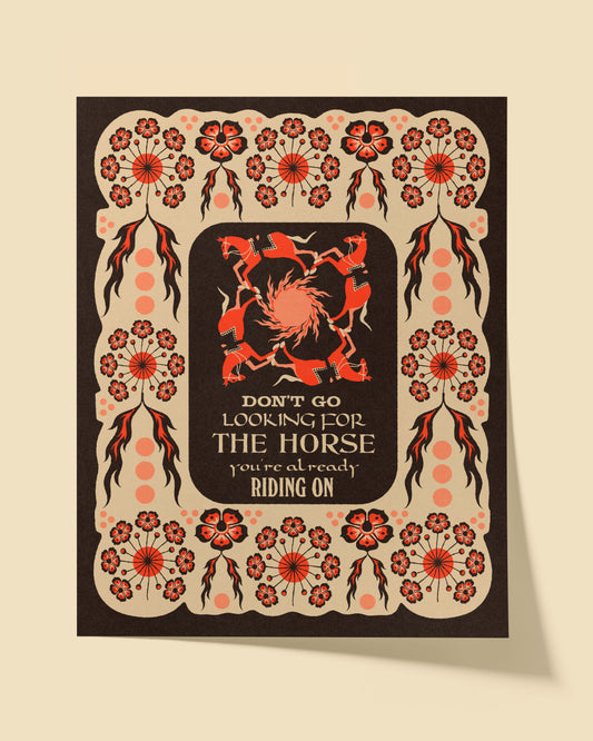 "Don't Go Looking" Poster