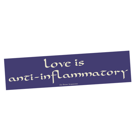 "Love is Anti-Inflammatory" Sticker