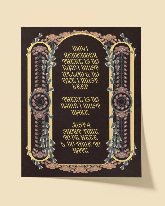 "May I Remember" Poster
