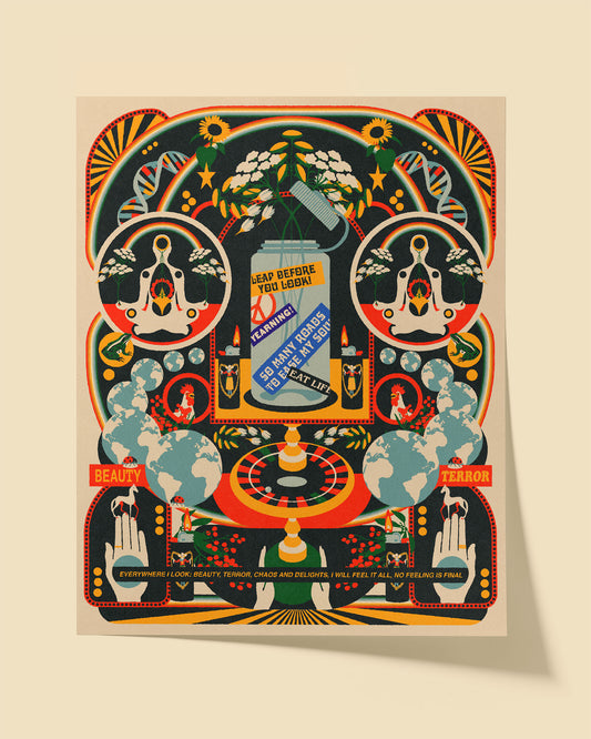 "Beauty and Terror" Print