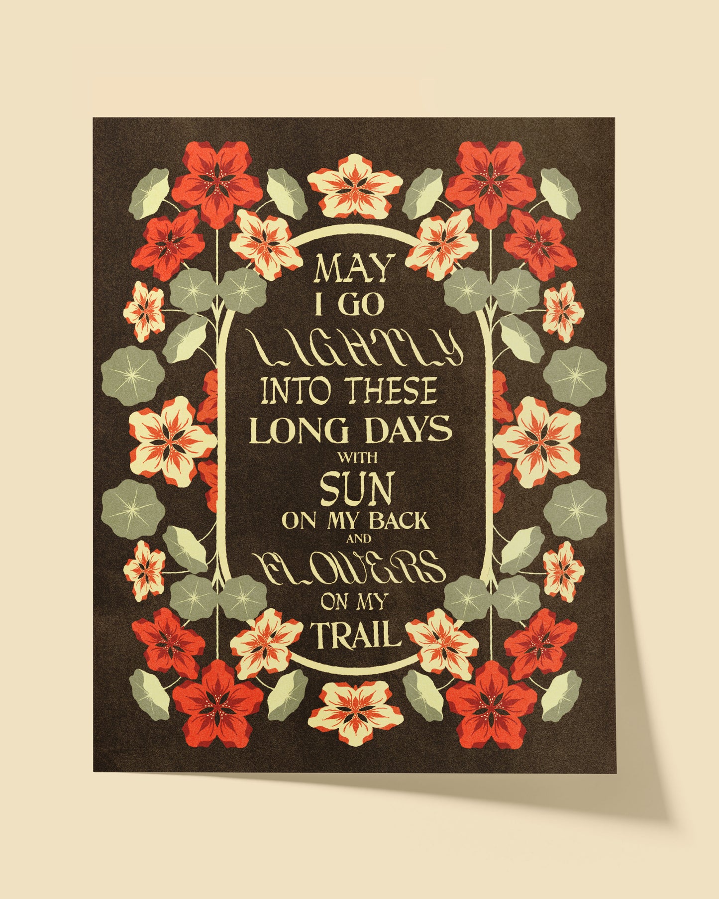 "May I Go Lightly" Poster