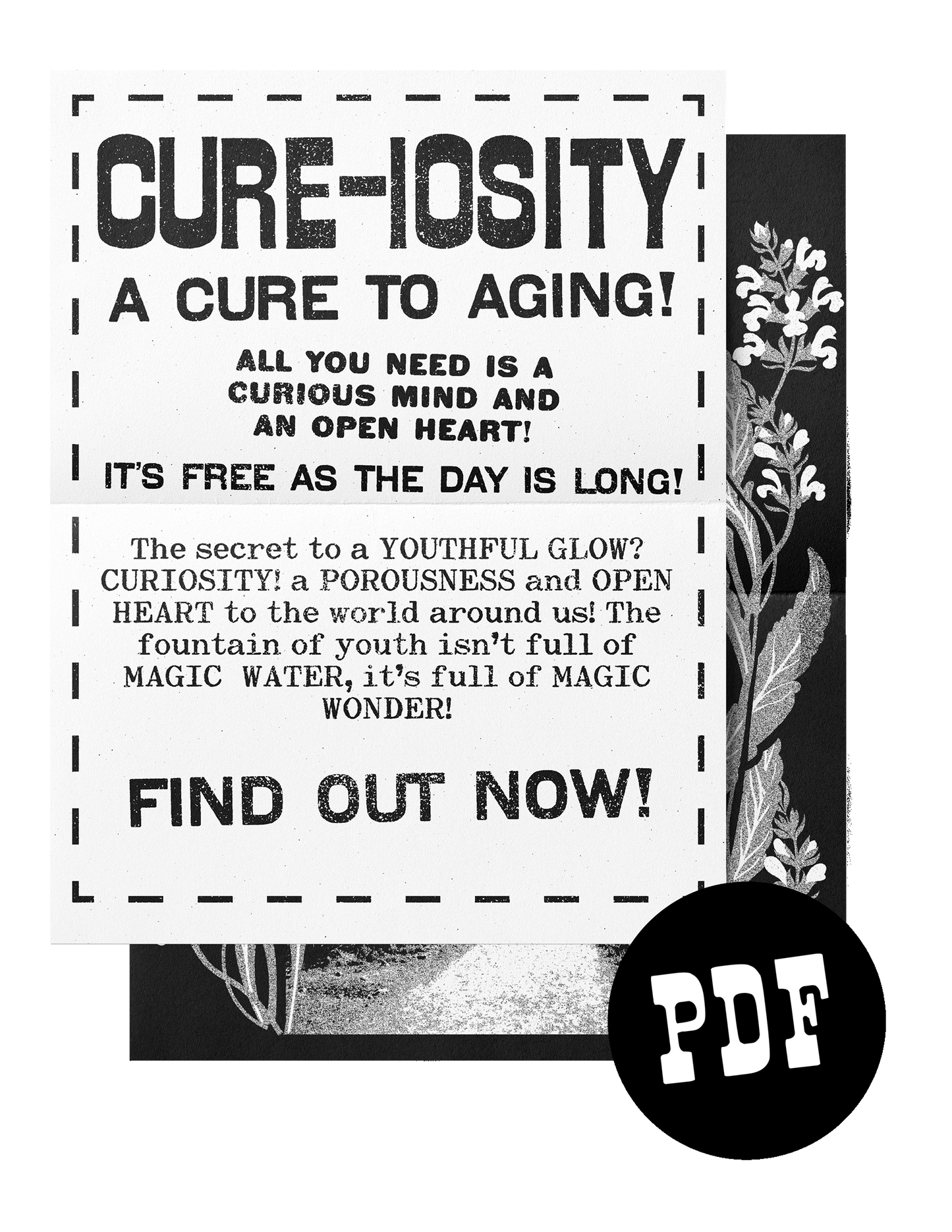 "Cure-iosity" Print-At-Home PDFs