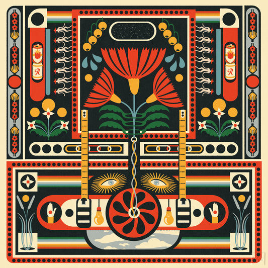 "Tapestry For The Flower" - Edition of 30 Giclee Print 20 x 20