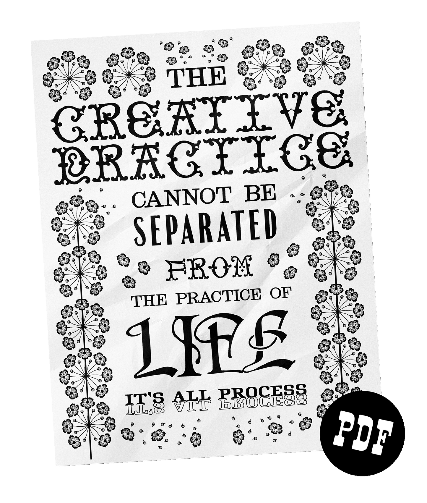"Creative Practice" Print-At-Home PDF