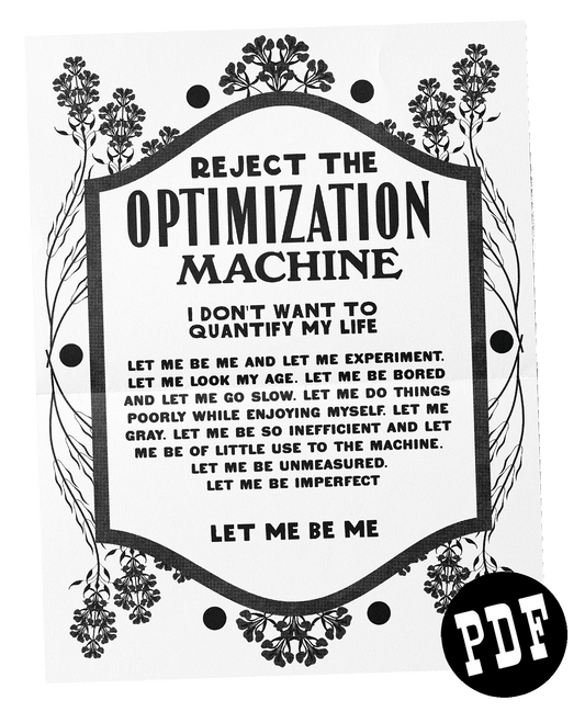 "Optimization" Print-At-Home PDF